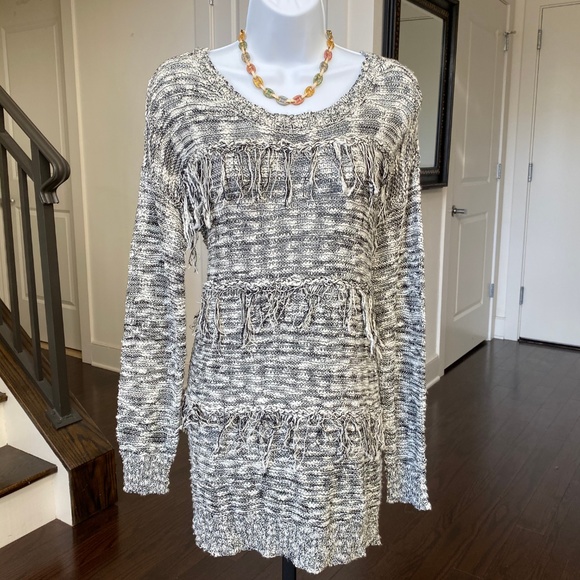 Anthropologie ESLEY Fringe Marled Sweater - Picture 5 of 5